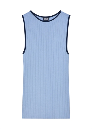 NPS kontrast tank top Powder Blue/Marine Nørgaard På Strøget